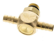 6 mm & G1/8'' Messing T-Stück mit Außengewinde NBR