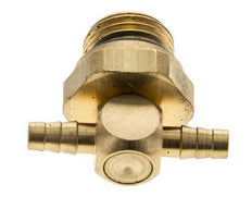 4 mm & G1/4'' Messing T-Stück mit Außengewinde NBR