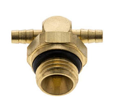 4 mm & G1/4'' Messing T-Stück mit Außengewinde NBR