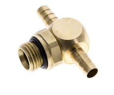 6 mm & G1/4'' Messing T-Stück mit Außengewinde NBR