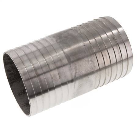 100 mm (4'') Schlauchanschluss aus Edelstahl 1.4301