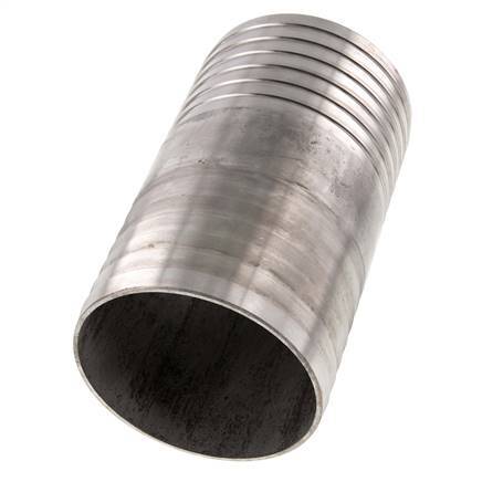 100 mm (4'') Schlauchanschluss aus Edelstahl 1.4301