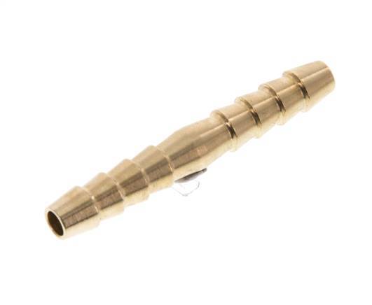 6 mm (1/4'') Messing-Schlauchverbinder 50mm [5 Stück]