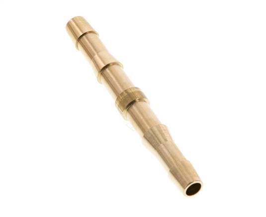 6 mm (1/4'') Messing-Schlauchverbinder DIN EN 560 [5 Stück]