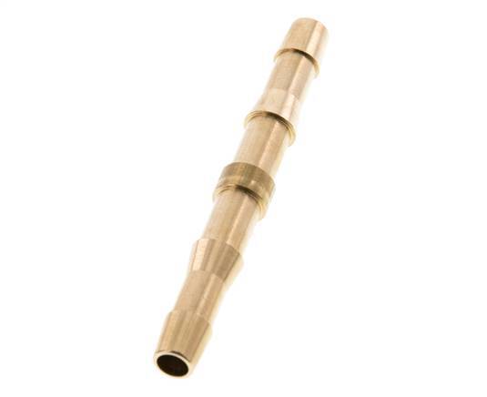 6 mm (1/4'') Messing-Schlauchverbinder DIN EN 560 [5 Stück]