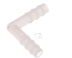 6 mm (1/4'') PVDF-Winkelschlauchverbinder [2 Stück]