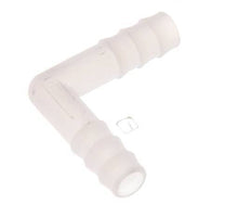 9 mm (3/8'') PVDF-Winkelschlauchverbinder [2 Stück]