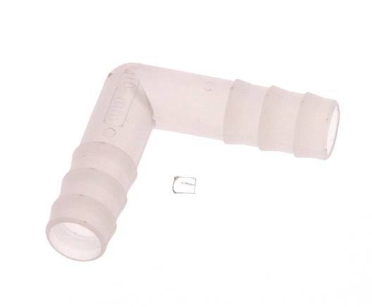 10 mm PVDF-Winkelschlauchverbinder [2 Stück]