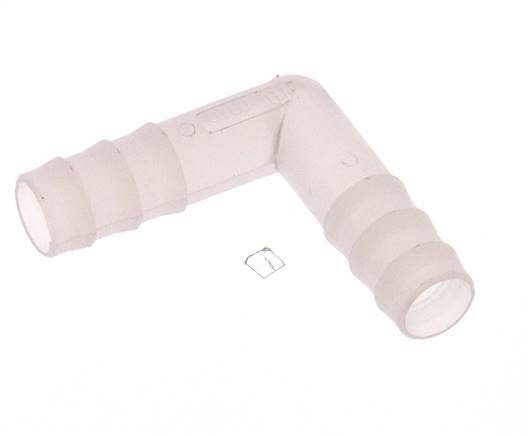 10 mm PVDF-Winkelschlauchverbinder [2 Stück]