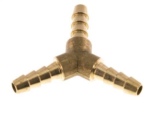 6 mm (1/4'') Y-Schlauchverbinder aus Messing [2 Stück]