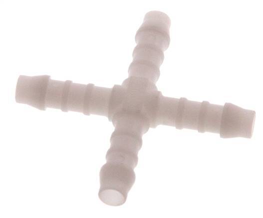 6 mm (1/4'') POM Kreuzschlauchverbinder [5 Stück]