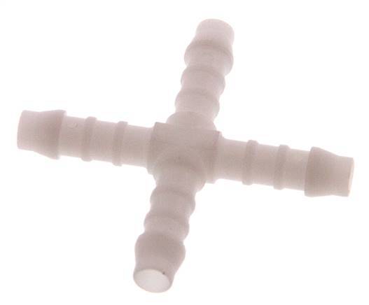 6 mm (1/4'') POM Kreuzschlauchverbinder [5 Stück]