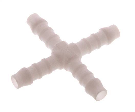 6 mm (1/4'') POM Kreuzschlauchverbinder [5 Stück]
