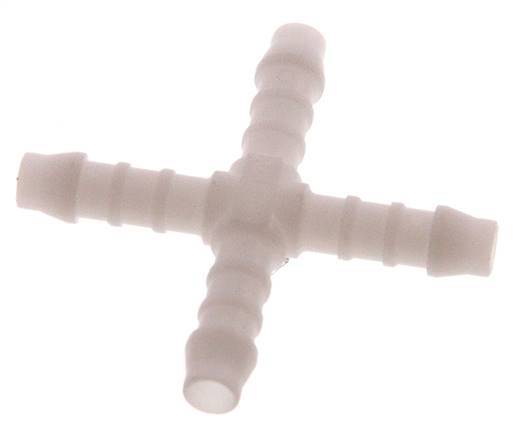 6 mm (1/4'') POM Kreuzschlauchverbinder [5 Stück]