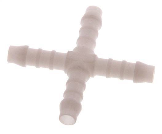 6 mm (1/4'') POM Kreuzschlauchverbinder [5 Stück]