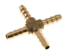 6 mm (1/4'') Kreuzschlauchverbinder aus Messing [2 Stück]