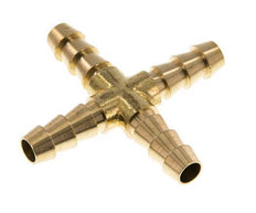 8 mm (5/16'') Kreuzschlauchverbinder aus Messing [2 Stück]