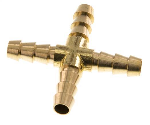 8 mm (5/16'') Kreuzschlauchverbinder aus Messing [2 Stück]