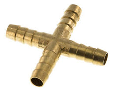 9 mm (3/8'') Kreuzschlauchverbinder aus Messing [2 Stück]