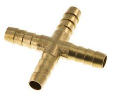 9 mm (3/8'') Kreuzschlauchverbinder aus Messing [2 Stück]