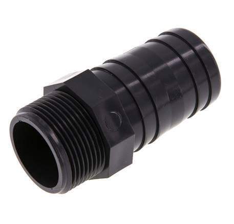 40 mm & G1-1/4'' PVC-U Schlauchbolzen männlich 92mm EN 1452-3 [2 Stück]