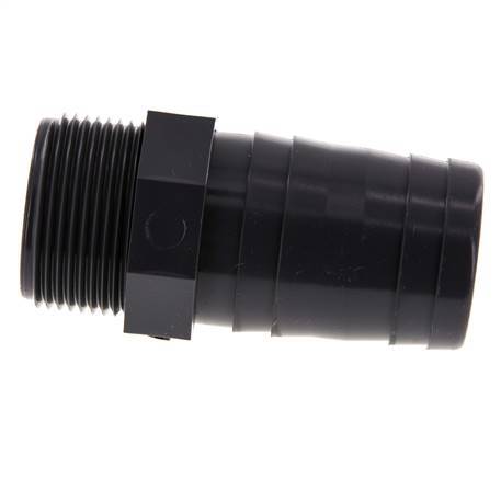 40 mm & G1-1/4'' PVC-U Schlauchbolzen männlich 92mm EN 1452-3 [2 Stück]