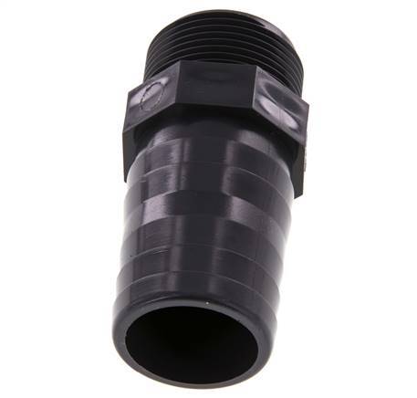 40 mm & G1-1/4'' PVC-U Schlauchbolzen männlich 92mm EN 1452-3 [2 Stück]