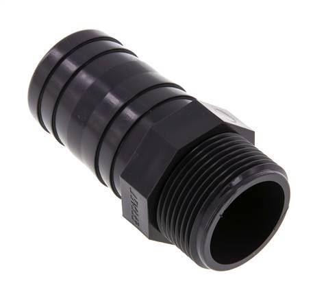 40 mm & G1-1/4'' PVC-U Schlauchbolzen männlich 92mm EN 1452-3 [2 Stück]