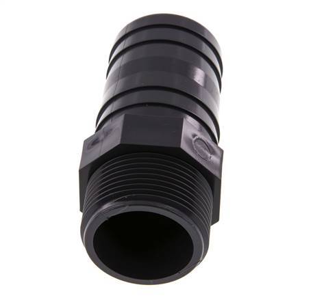 40 mm & G1-1/4'' PVC-U Schlauchbolzen männlich 92mm EN 1452-3 [2 Stück]