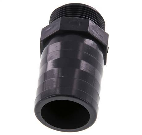 50 mm (2'') & G1-1/2'' PVC-U Schlauchbolzen männlich 99mm EN 1452-3 [2 Stück]