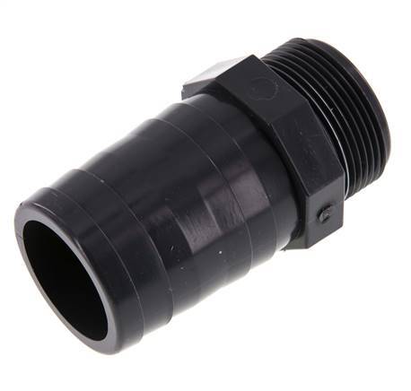 50 mm (2'') & G1-1/2'' PVC-U Schlauchbolzen männlich 99mm EN 1452-3 [2 Stück]