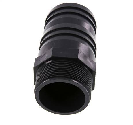 60 mm & G2'' PVC-U Schlauchbolzen männlich 118mm EN 1452-3