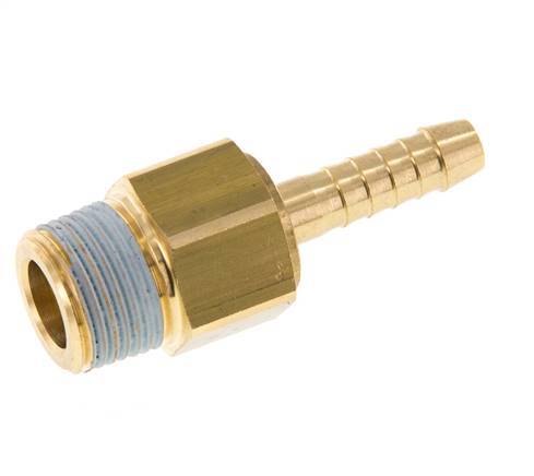 6 mm (1/4'') & R3/8'' Messing Schlauchbolzen männlich NBR drehbar