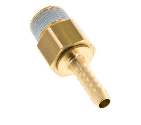 6 mm (1/4'') & R3/8'' Messing Schlauchbolzen männlich NBR drehbar
