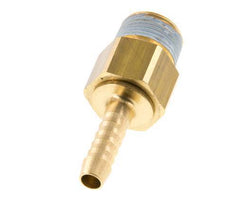 6 mm (1/4'') & R3/8'' Messing Schlauchbolzen männlich NBR drehbar