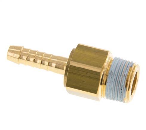 6 mm (1/4'') & R3/8'' Messing Schlauchbolzen männlich NBR drehbar