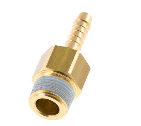 6 mm (1/4'') & R3/8'' Messing Schlauchbolzen männlich NBR drehbar