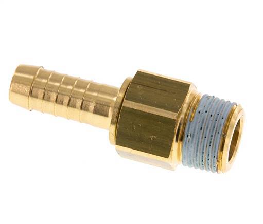 9 mm (3/8'') & R3/8'' Messing Schlauchbolzen männlich NBR drehbar