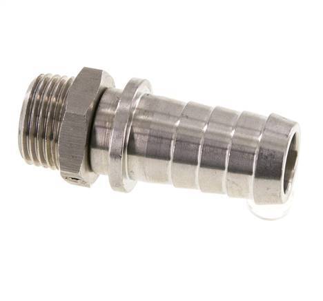 19 mm (3/4'') & R1/2'' Edelstahl 1.4301 Schlauchbolzen männlich FKM drehbar