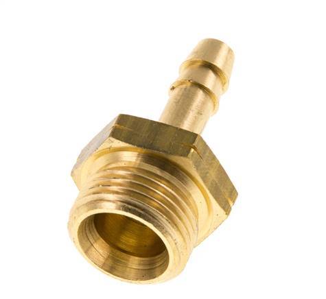 6 mm (1/4'') & G3/8'' LH Messing Schlauchbolzen männlich [2 Stück]