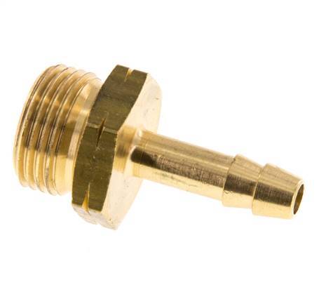 6 mm (1/4'') & G3/8'' LH Messing Schlauchbolzen männlich [2 Stück]