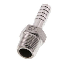 9 mm (3/8'') & 3/8''NPT Stainless Steel 1.4408 Hose Barb Male [2 Pieces]