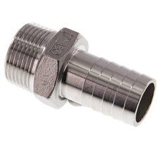 25 mm (1'') & 1''NPT Stainless Steel 1.4408 Hose Barb Male