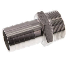 38 mm (1-1/2'') & 1-1/2''NPT Stainless Steel 1.4408 Hose Barb Male