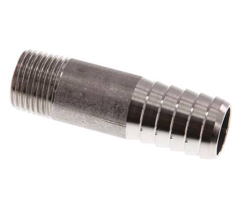 19 mm (3/4'') & R1/2'' Edelstahl 1.4571 Schlauchbolzen männlich 70mm