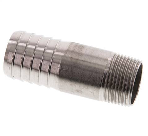 25 mm (1'') & R3/4'' Edelstahl 1.4571 Schlauchbolzen männlich 70mm