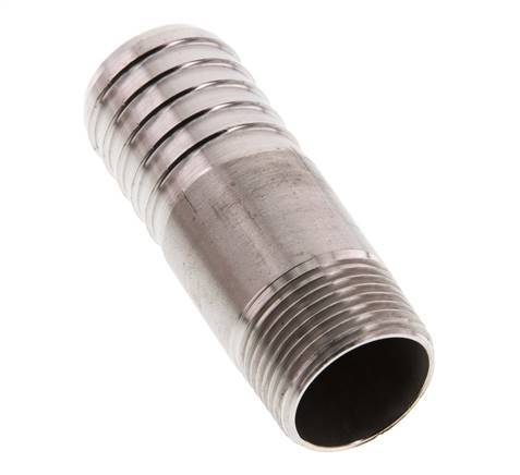 25 mm (1'') & R3/4'' Edelstahl 1.4571 Schlauchbolzen männlich 70mm