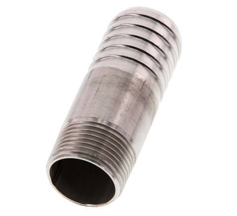 25 mm (1'') & R3/4'' Edelstahl 1.4571 Schlauchbolzen männlich 70mm