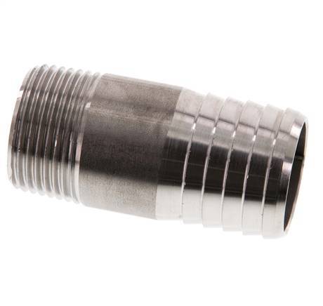 32 mm (1-1/4'') & R1'' Edelstahl 1.4571 Schlauchbolzen männlich 70mm