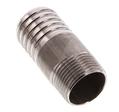 32 mm (1-1/4'') & R1'' Edelstahl 1.4571 Schlauchbolzen männlich 70mm